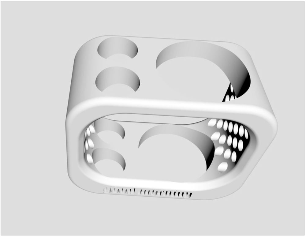 Toothbrush & Toothpaste Holder — 3D printed in PLA